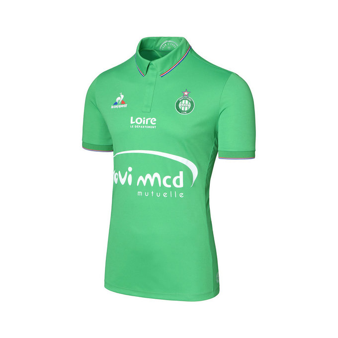 Le Coq Sportif Maillot Replica As Saint Etienne St Etienne T-Shirts Manches Courtes Homme